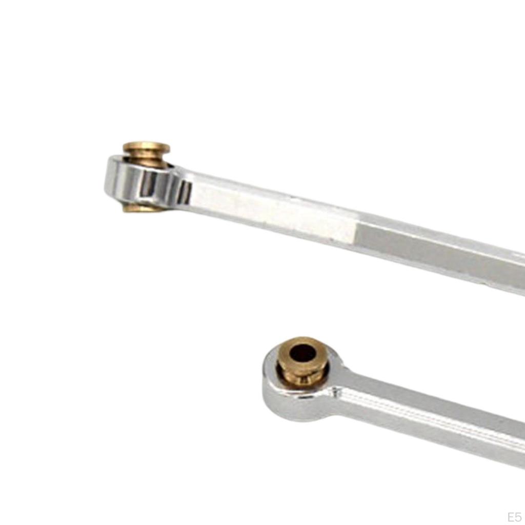 Alloy Steering Rod Tie Links Kit High Tightening Link for 1/24