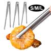 1Pcs 410 Stainless Steel Grill Tongs Non-Slip S/M/L/XL Food Clip Lengthened Multifunctional BBQ Steak Clip Cooking Utensils