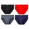 4 PCS Men's Briefs Mid‑Waist Soft Breathable Underwear Comfortable Male Underpants L XL XXL 3XL 4XL 5XL
