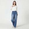 Gnarly Punching Point Barrel Leg Denim Pants Es2dp363