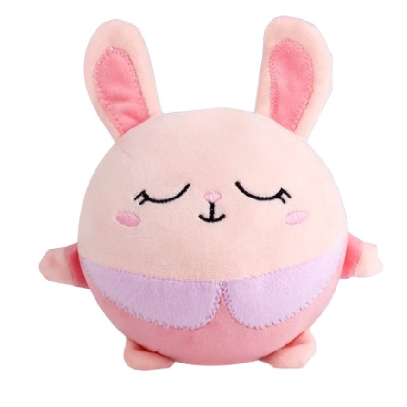 

Talking Interactive Singing Bouncing Jump Balls Pig Rabbit Plush Toy Doll Pet Pink Rabbit