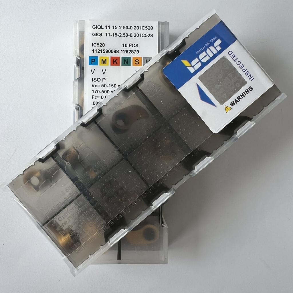 ISCAR / GIQL11-15-2.50-0.20 IC528 / Industrial indexable carbide inserts 10 Pcs