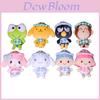 Cute Sanrios Kuromi Melody Cinnamoroll Plush Doll Pendant For Bag And Keychain Decoration