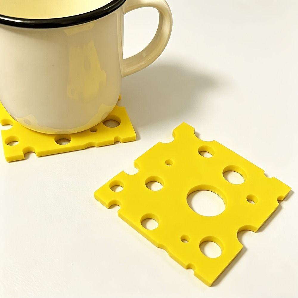 3D Printed Drink Coaster Heat-Resistant Heatproof Pad Ornaments Cheese Coasters  Desktop