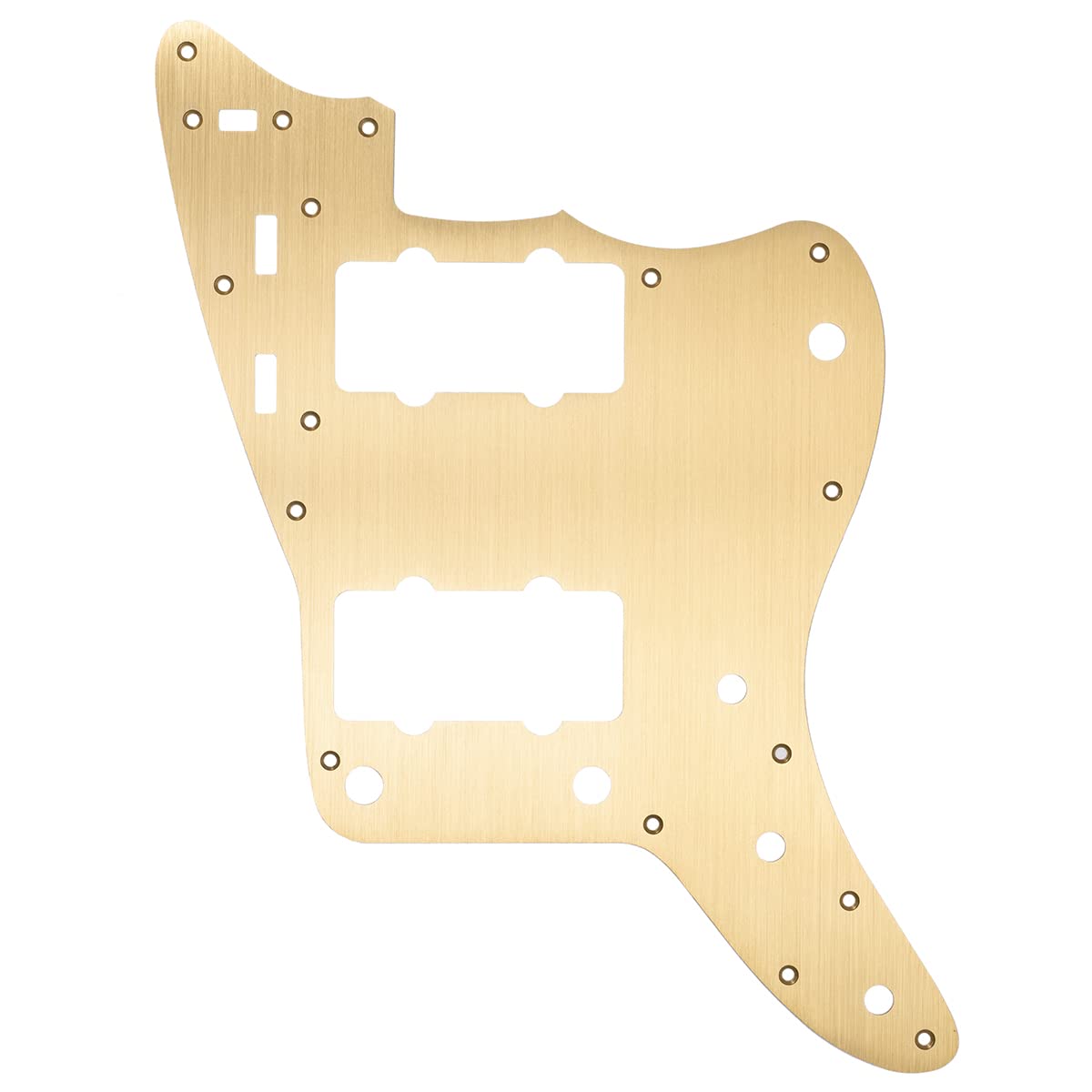 

Musiclily Pro 13 Hole 50S JM Jazzmaster Pickguard алюминиевый для винтажной 60s Jazzmaster Electric анодированный позолоченный - гитара,