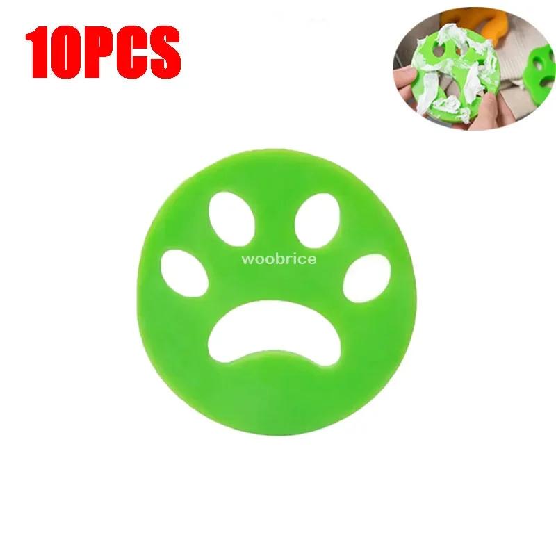 10 SZT. Usuń sierść zwierząt z ubrań Usuwacz sierści kota do prania Wielokrotnego użytku Usuwanie sierści z ubrań Pralka Ubrania Czyszczenie zwierząt domowych