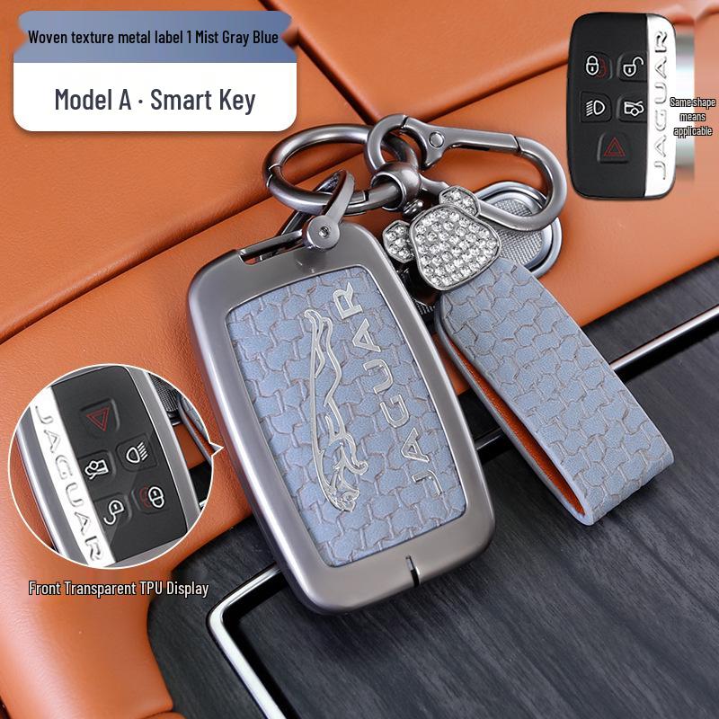 Pouzdro na klíče Jaguar XEL/XFL/F-PACE/E-PACE/F-TYPE Kovový kryt