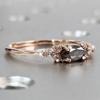 Exquisiter Verlobungsantragsring Damen Luxus Glitzer Modeschmuck Hochzeitsbankett Accessoire Geburtstagsgeschenk