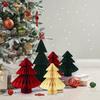 Honeycomb Christmas Tree 3D Honeycomb Table Centerpiece Folding Paper Christmas Tree Ornament for Winter Home Xmas Party Decoration