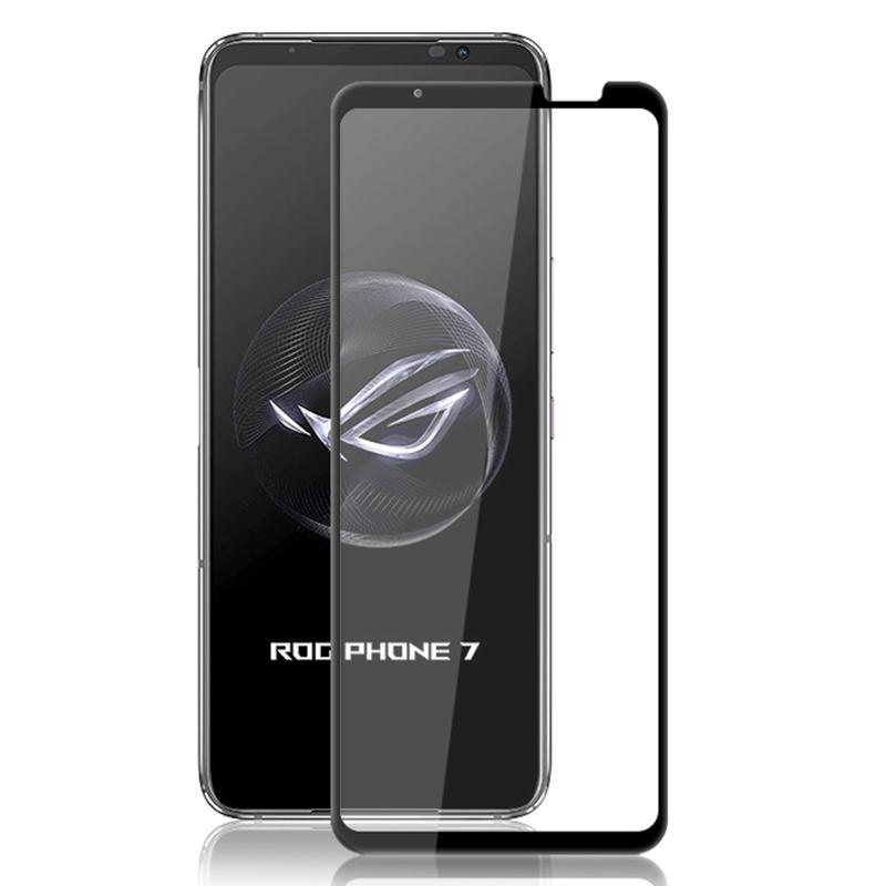 

MOCOLO Для Asus ROG Phone 7 5G Захисне скло на весь екран Повний клей Шовкографія Загартоване скло Black