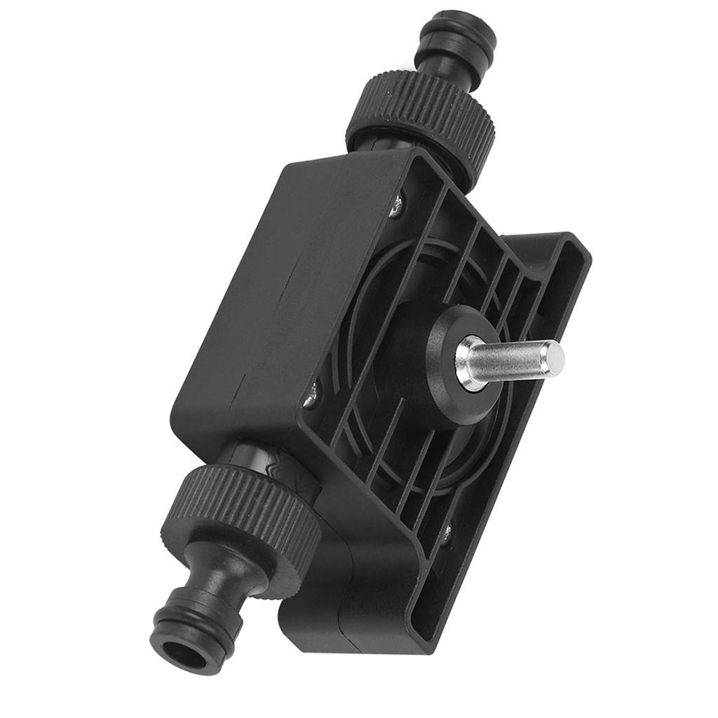 Portable Electric Drill Driven Type Pump Compact Water Oil Pump with 2pcs ConnectorBlack Oil Pump