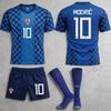 Conjunto de camiseta de fútbol suplente Croacia Copa del Mundo 2026 No. 10 camiseta Modric camiseta selección nacional nueva