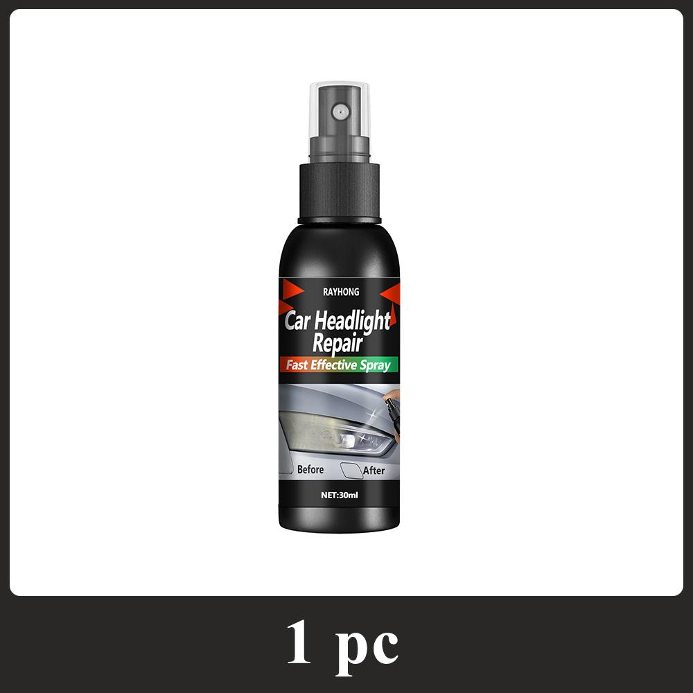Car Headlight Restoration Liquid Anti-Yellowing Oxidation Repair Kit Long-Lasting UV Protection Polishing Agent
