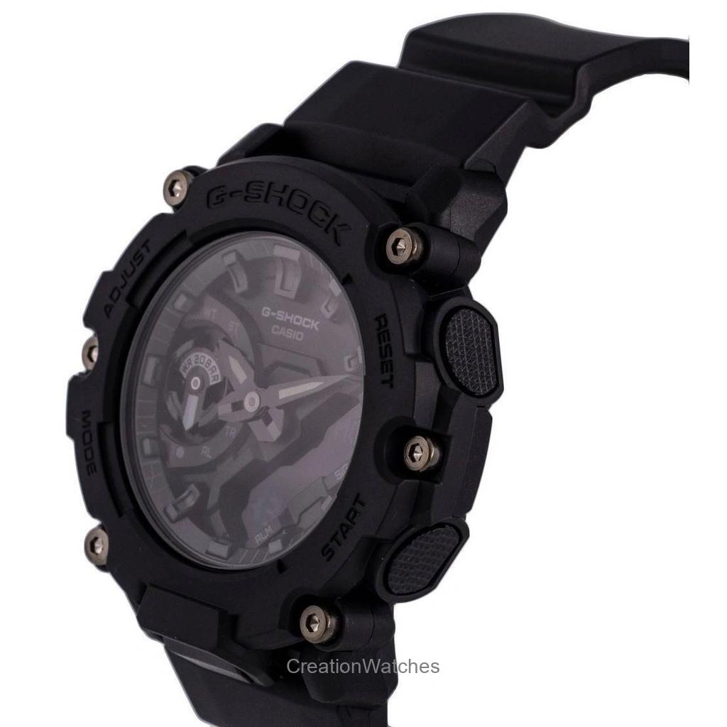 Generalüberholte Casio G-Shock Analog Digital Schwarzes Zifferblatt Quarz GA-2200BB-1A 200M Herrenuhr