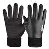 Leather Gloves Men's Winter Outdoor Sports Velvet To Keep Warm