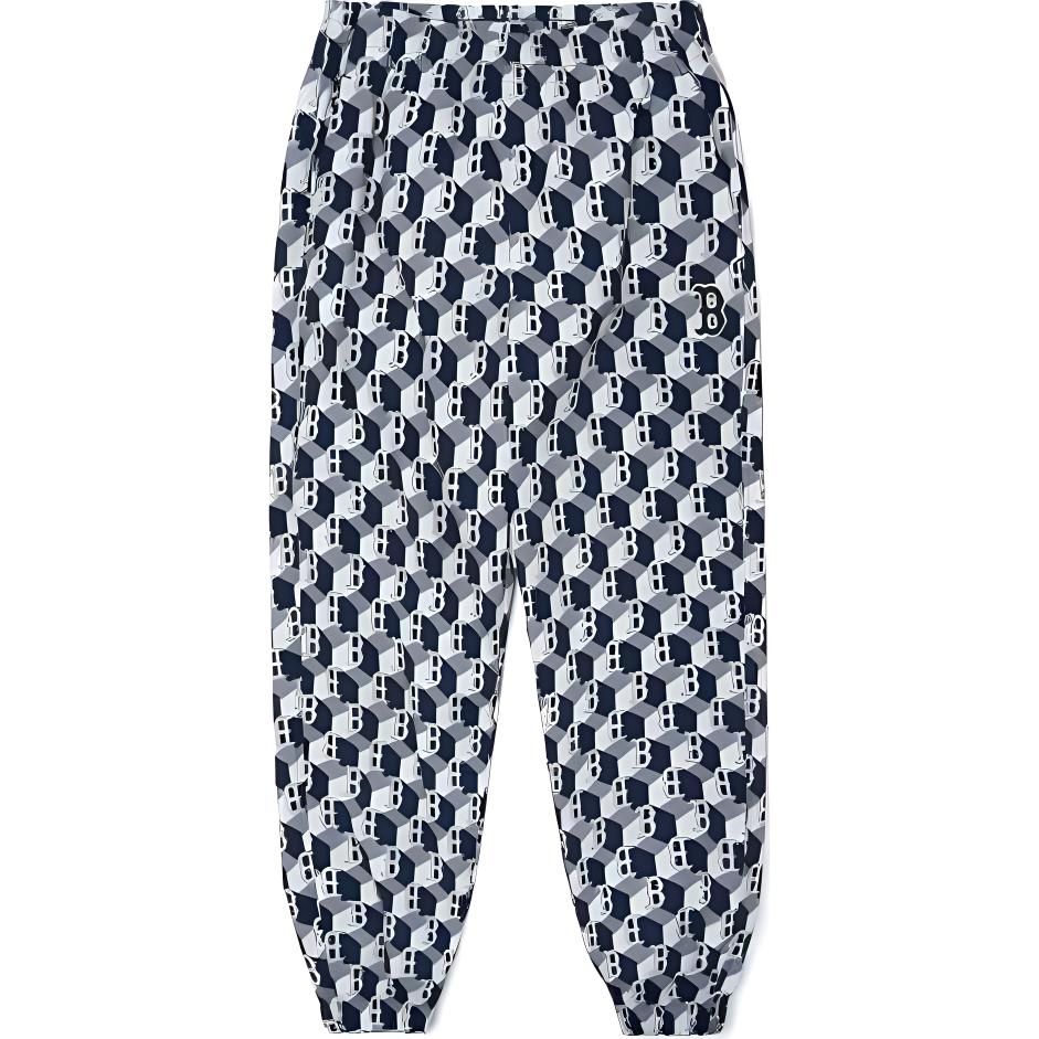 

New MLB Casual Pants Men s Dark Blue 3AWPM0324-43NYD L