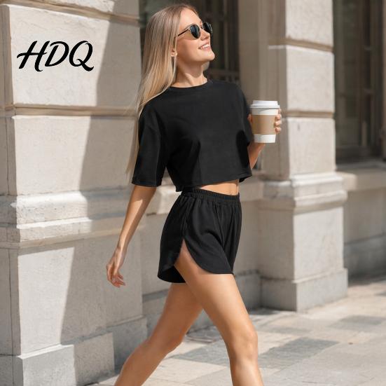 Casual Home Wear Women Women's 2 Piece Pajama Sets Soft Short Sleeve