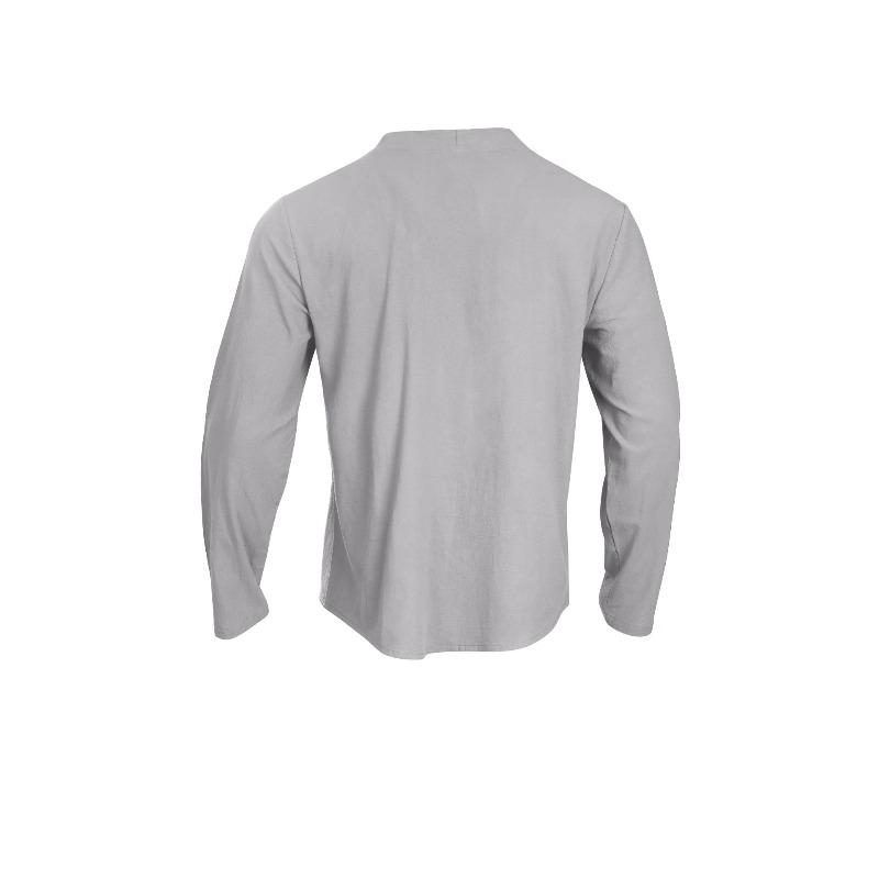 Cardigan Camicia a Maglia da Uomo con Bottoni e Maniche Lunghe.