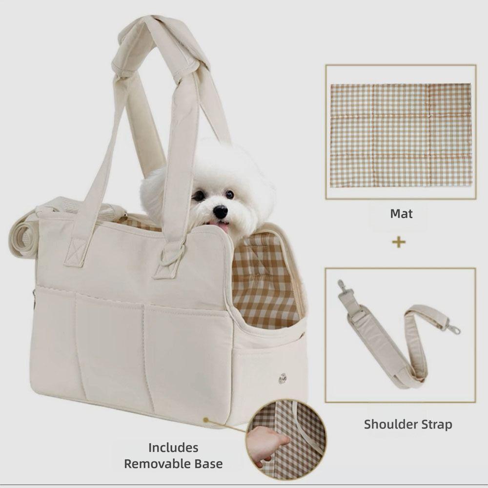 Foldable Pet Backpack Oxford Cloth Pet Handbag Convenient To Carry Dog Backpack