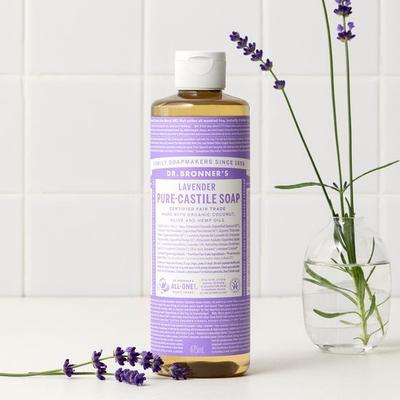DR. Bronner's Čisté kastílske mydlo 475ml 10 druhov, vyberte 1