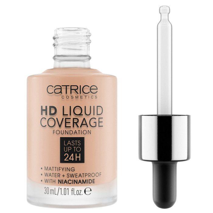 Fond de teint - CATRICE - HD Liquid Coverage 020 - Rose Beige - 30 ml - Haute définition