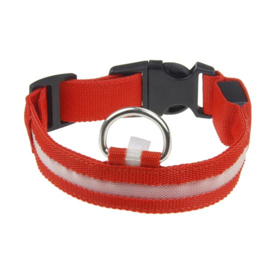 Luminous Pet Collar Tear Resistant Bite Resistant Accessory LED Flash Dog Collar