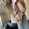 Simple Handbag Bag Women's High-end Sense Versatile Single Shoulder Oblique Span Bag Niche Design Commuter Bucket Bag