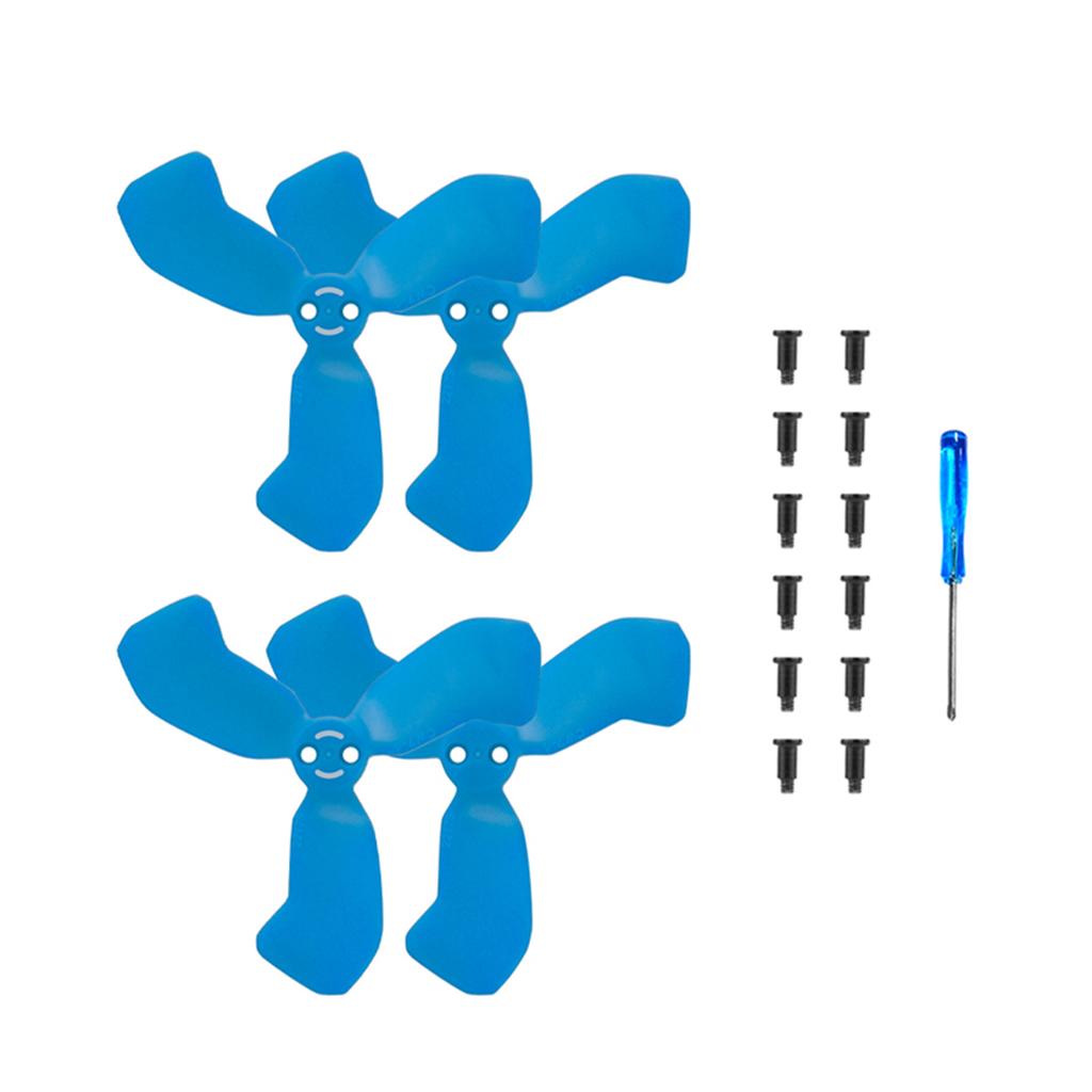 2pairs Propellers for DJI NEO 2 Drone Accessories Low Noise Wings Replacement Propeller Blades with Screws and Screwdriver Blade