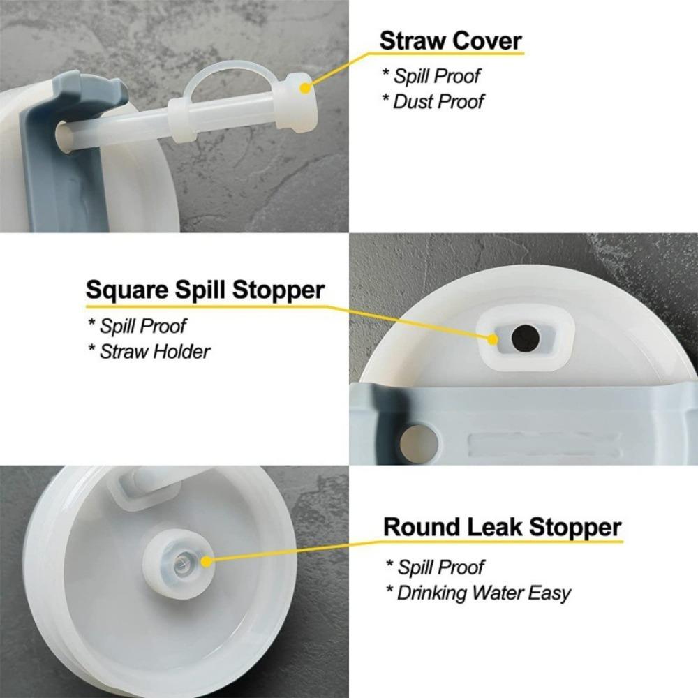 Practical Spill Proof Stopper Silicone Pipe Cap Compatible Anti Leakage Accessories