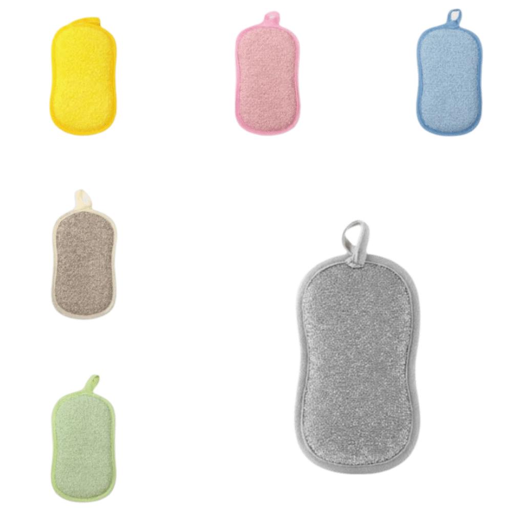 Doublesided Kitchen Cleaning Sponges Durable Scouring Pad Steel Wool Cleaning Cloth Scrubber