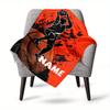 Basketballthemed Home Customize Your Name Blankets Comfortable Soft Lightweight Allseason Multipurpose Blanket For Picnics Sofas Offices Beds Living
