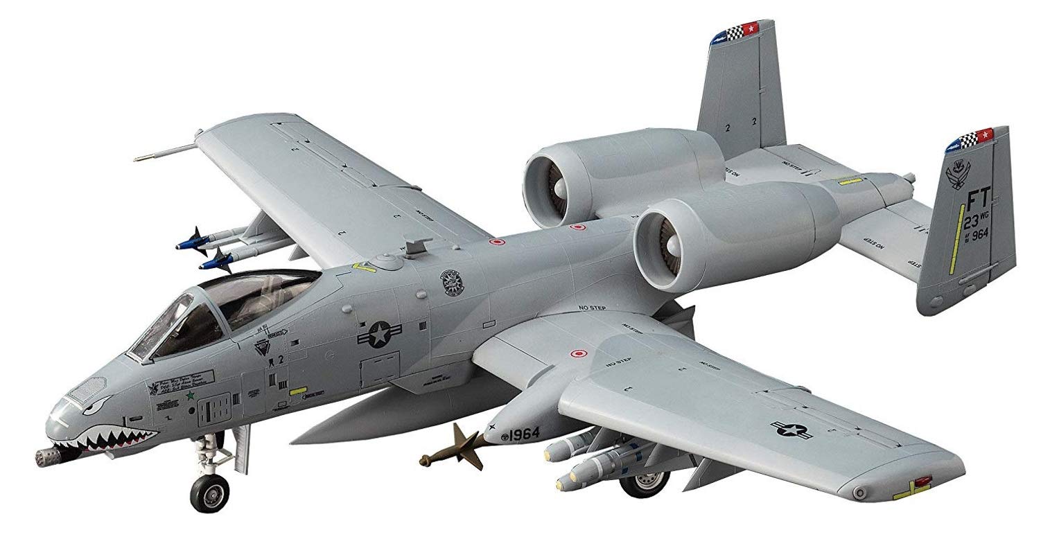 Hasegawa Пластиковая модель США ВВС Thunderbolt II E43 1/72 A-10C серый