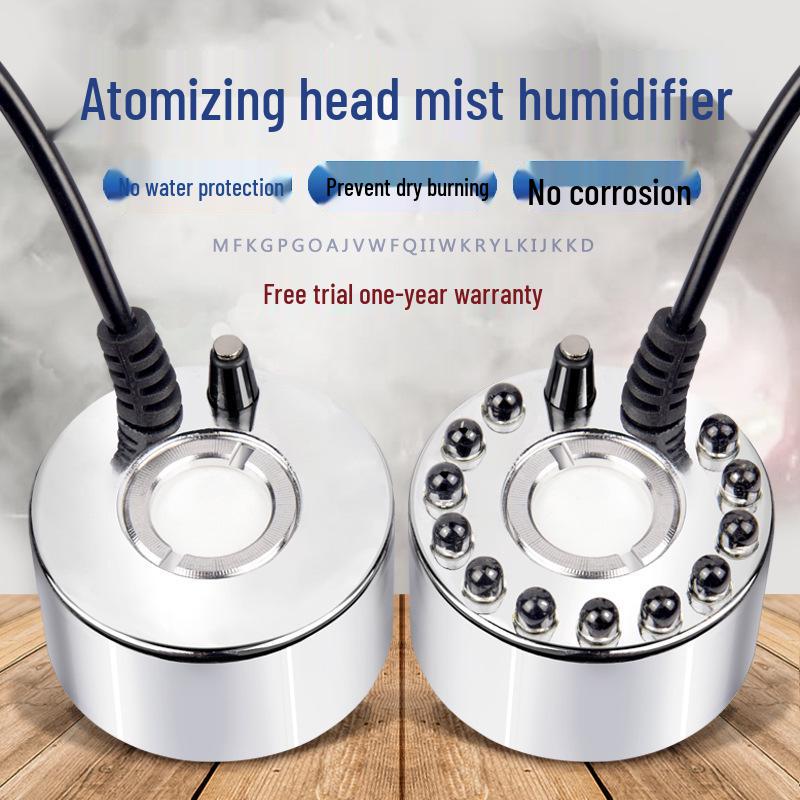 12V Solar-Powered Ultrasonic Single-Head Fog Maker Humidifier
