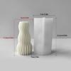 Beautiful Striped Candles Crafting Mold Handmade Aromatherapy Candle Resin Mold