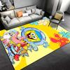 Bright Cartoon Ocean Floor Rug Suitable for Use As an Anti-slip Game Mat for Living Room and Bedroom Sofas