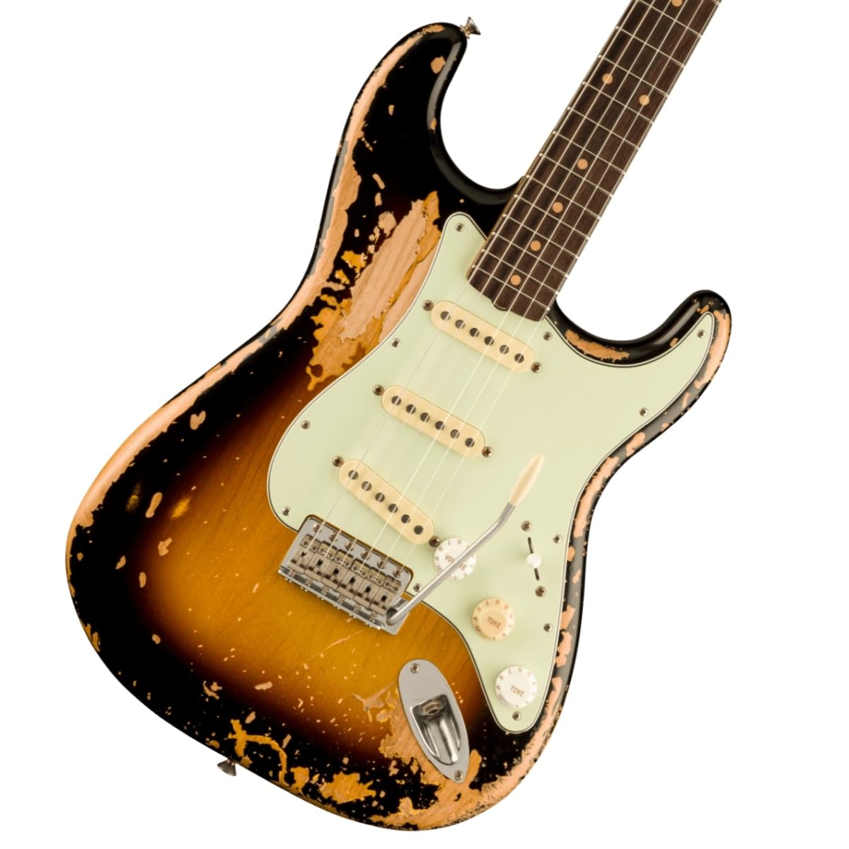 

McCready Stratocaster Палісандрова накладка грифа Санберст Fender/Mike Триколірний