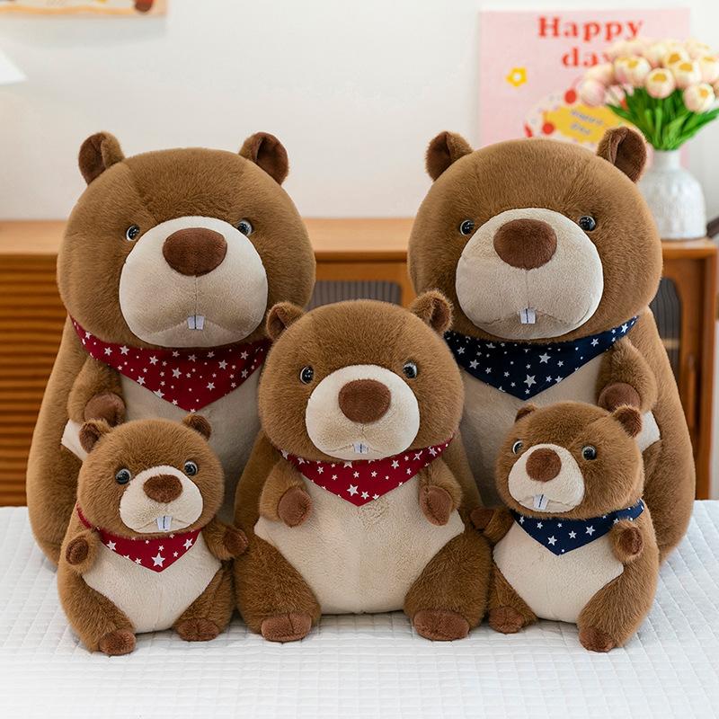 Simulation groundhog doll plush toy grab machine doll sleep pillow doll child accompany gift