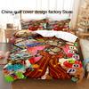 Sundrop FNAF Beding Set Single Twin Ful Quen King-Sized Dimensionsd Dimensions Bed Linen Set Adult People Bedrom Duvetcover Sets Anime Sundrop FNAF