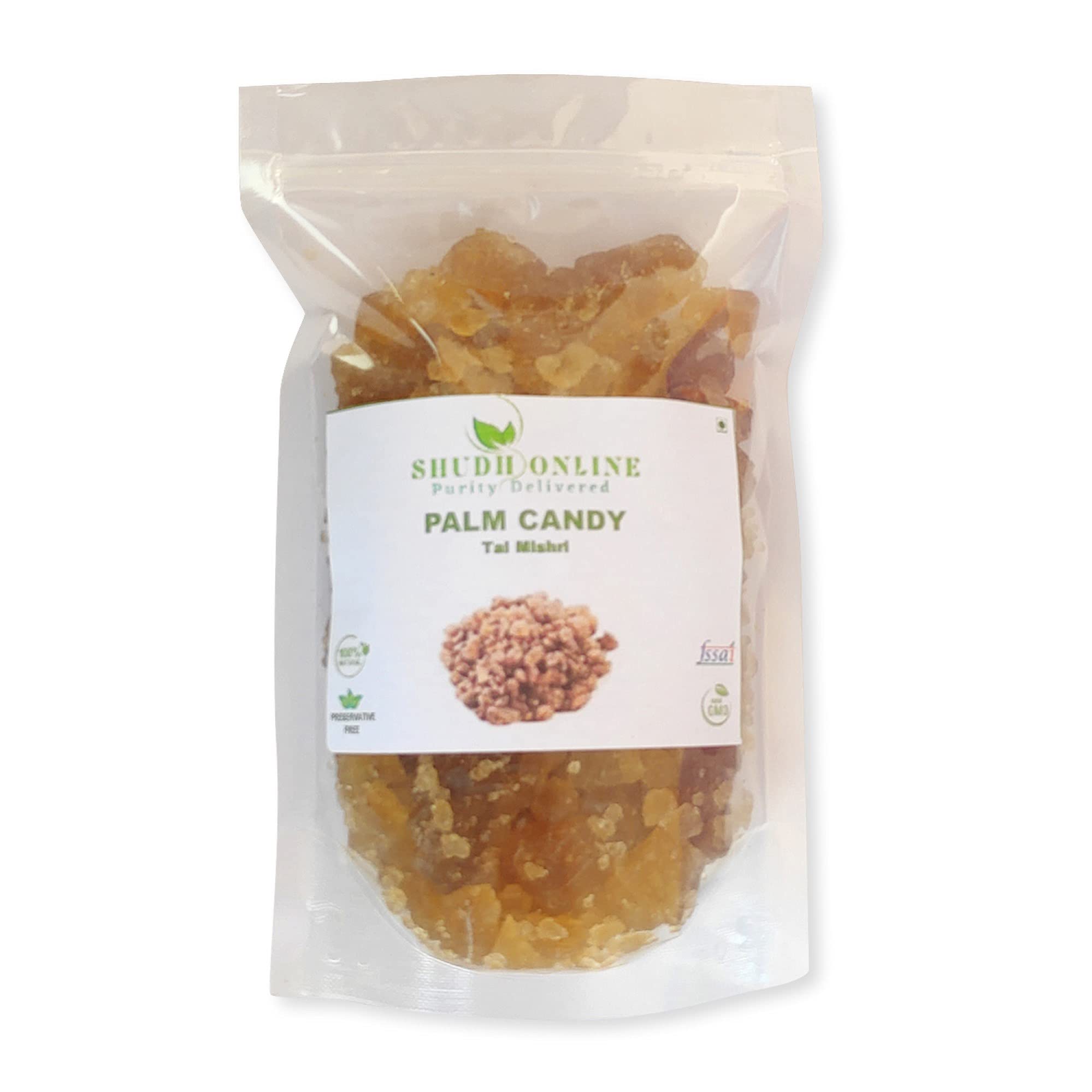 

Shudh Online Tal Mishri, Palm Sugar Organic, Palm Candy, Sugar Candy (1000 grams / 1Kg) - Panakarkandu, Panakalkandu Natural Original Kallu sakka