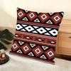 Geometric Patterns Cushion Cover Soft Short Plush Pillow Cover Smooth Cozy Texture Aesthetic Cushion Case Home Decor