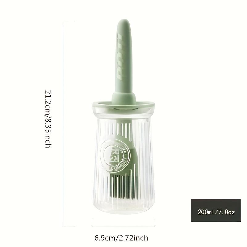 1pc Integrated Oil Brush and Bottle , Heavy Duty Silicone Kitchen Brush with Built-in Oil Container, Heat-Resistant Up To 446°F/230°C
