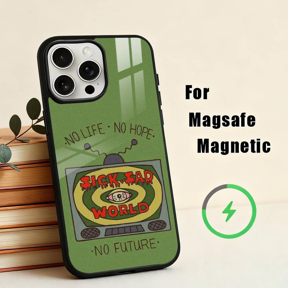 

Daria Cool Girl Fashion Phone Case For iPhone17,16,15,14,13,12,11 Plus,Pro Max Magnetic For Magsafe Wireless Charging iPhone11PROMAX