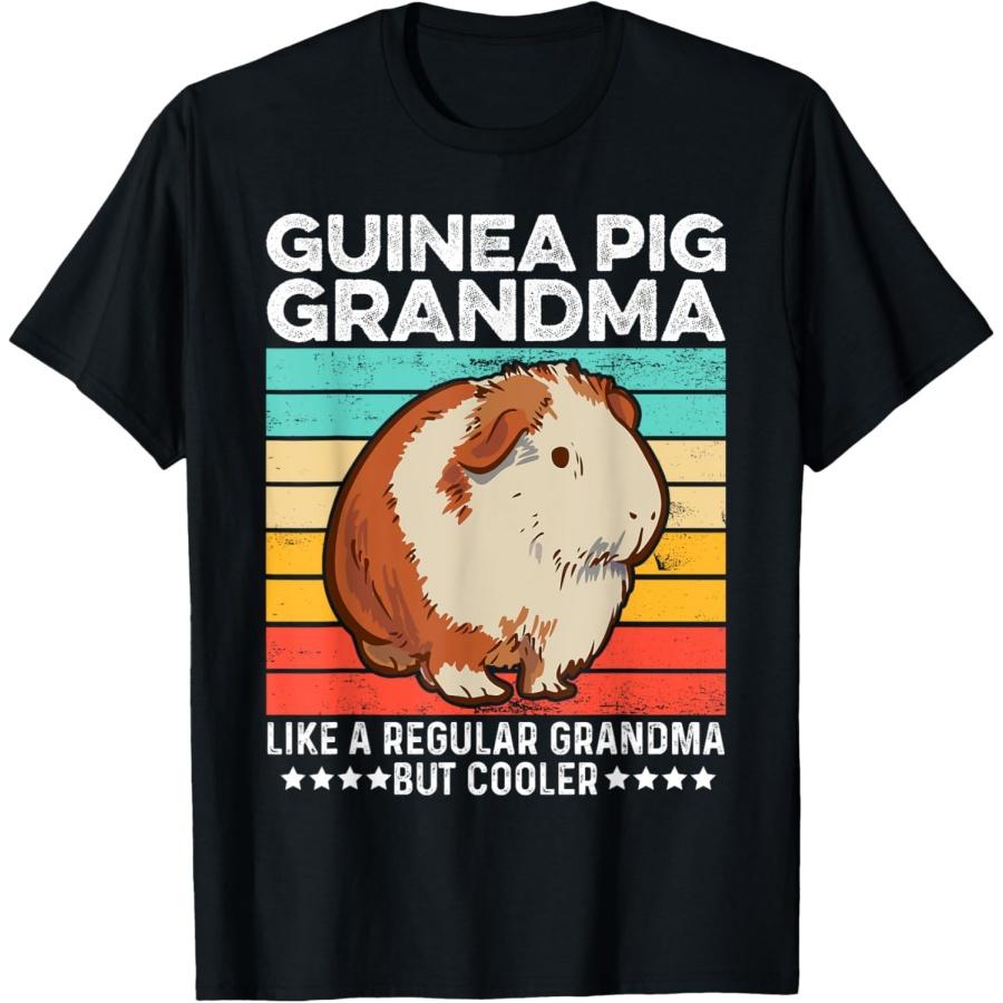 Guinea Pig Grandma Like A Regular Grandma But Cooler Animal T-Shirt S