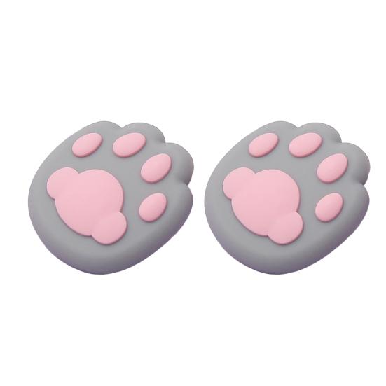 2 Pcs Cat Paw Doorknob Crash Pad Mute Cabinet Door Handle Lock Silencer Anti-Collision Pad Wall Protector Windproof Doorknob Pad Household Supplies
