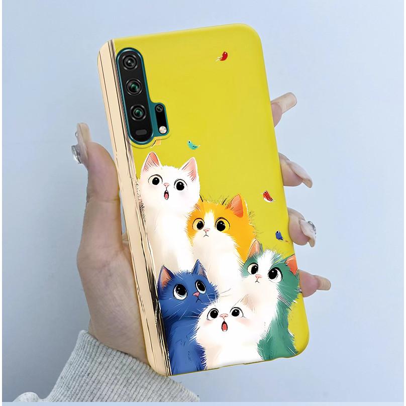 For Honor 20 Pro Case Honor20 Pro Back Soft TPU Silicone Cover Cute Cartoon Panda Phone Case For Huawei Honor 20 Pro Coque Funda