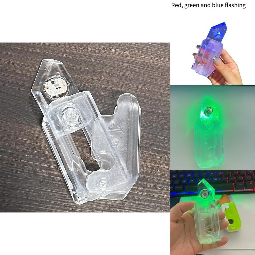 New Led Carrot Knife Transparent 3d Gravity Carrot Knife Flashing Carrot Kids Toy Wholesale