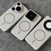 Premium Rock Sensing White Magsafe Magnetic Wireless Charging Suitable for Xiaomi Mi 11 Mobile Phone Case 11 Skin Sensing Micro Scrub