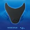 Mermaid Monofin Swim Fin for Kids Swimming Monolithic Tail Fins Flipper for Boys Girls