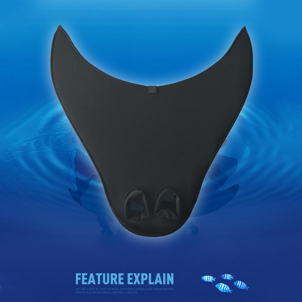 Mermaid Monofin Swim Fin for Kids Swimming Monolithic Tail Fins Flipper for Boys Girls