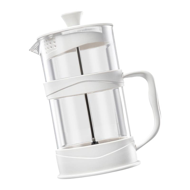 AT19-French Filter Pot For Household Tea Making-Glass Tea Maker Hand With Filter Brewing Cold Brew Pot-Hand-Pour Coffee Pot